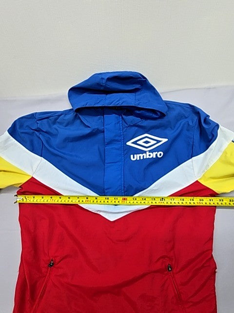 Umbro Multicolor Polyamide Hooded Color Block Jacket M Unisex