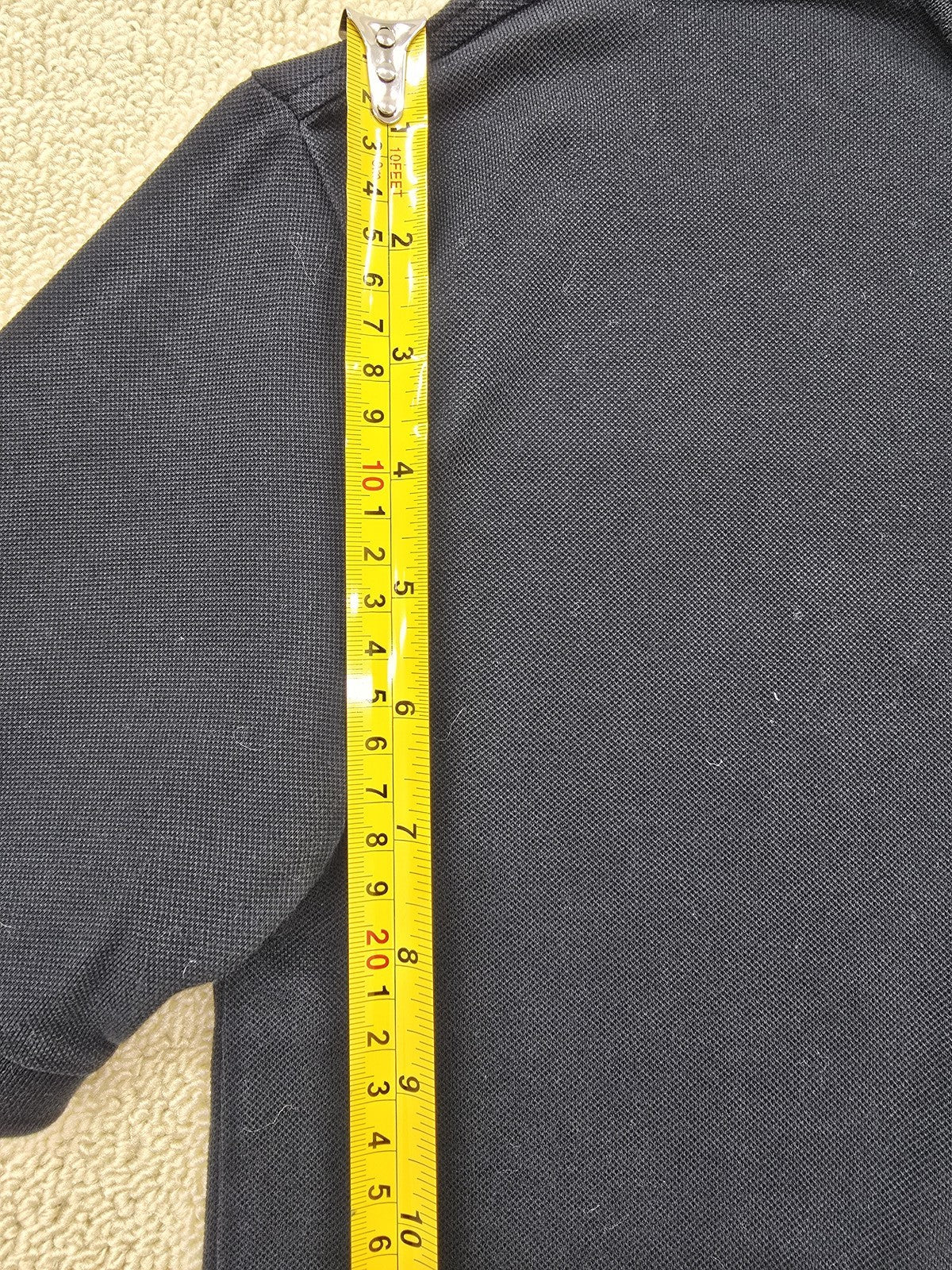 Polo Ralph Lauren Slim Fit Navy Cotton Mesh Polo S Short Sleeve