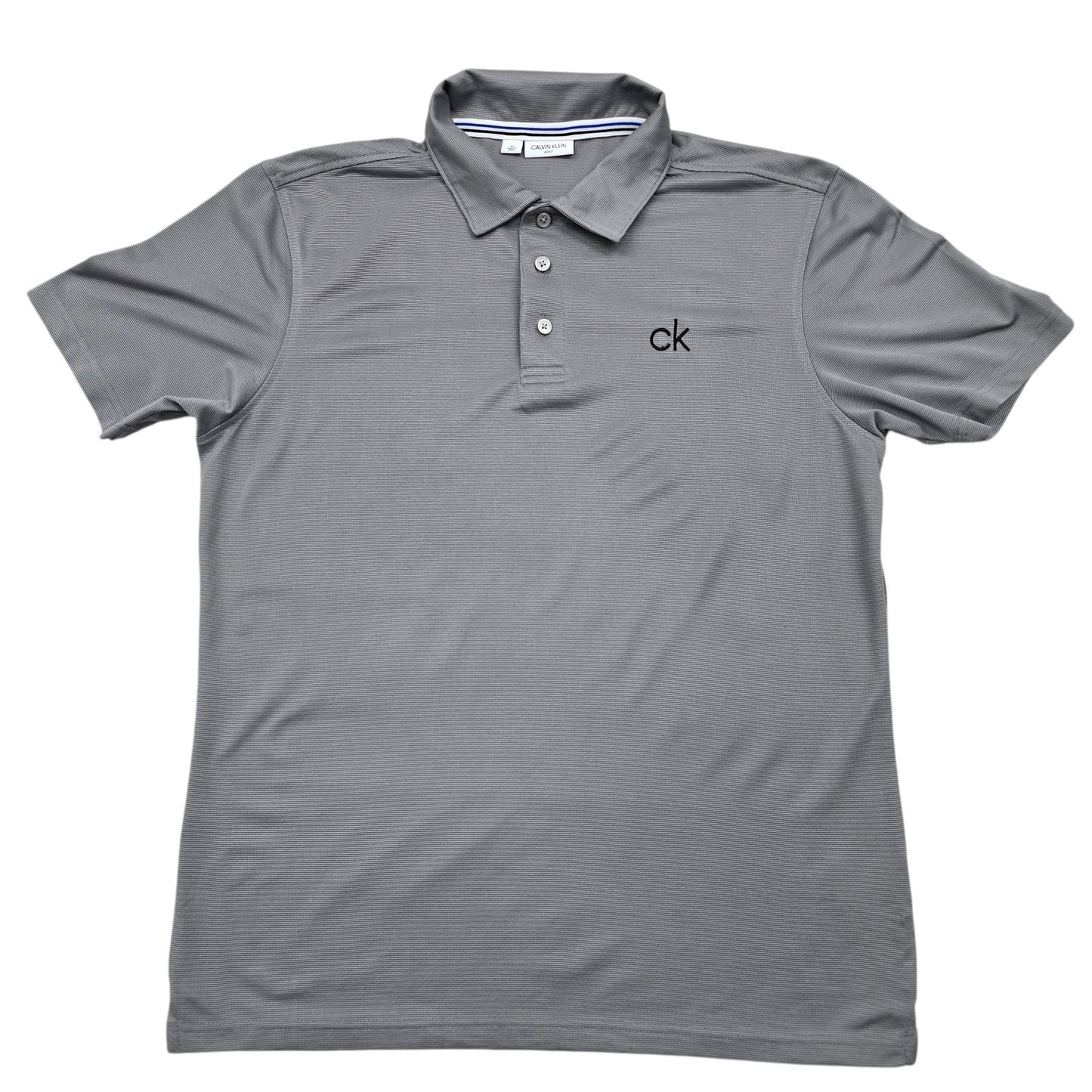Calvin Klein Men Gray Polo Shirt size M product image 1