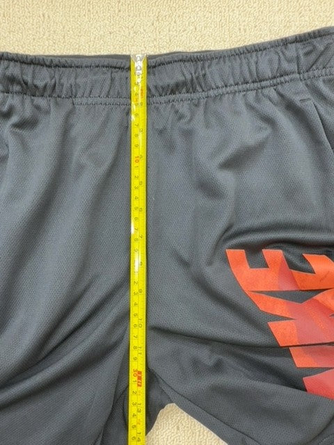 Nike Men's Grey Dri-FIT Polyester M Shorts Drawstring