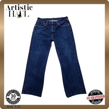 Levi's 501 Vintage Straight High Rise W34 L32 Blue Jeans