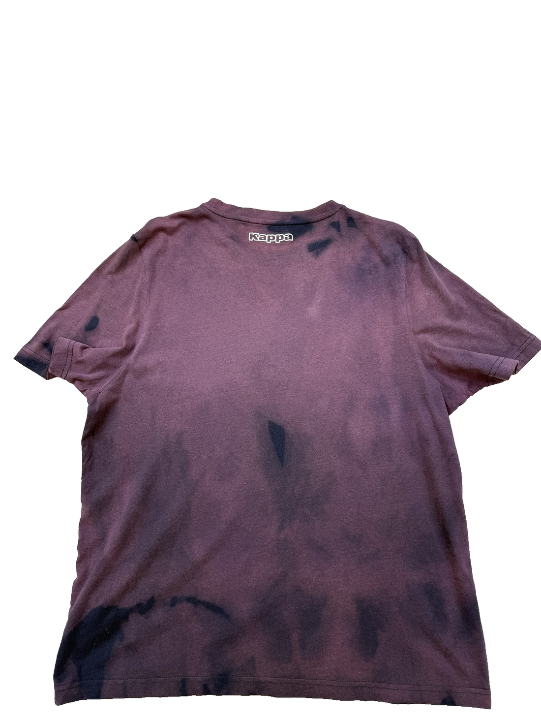 Kappa Purple Tie-Dye Medium Short Sleeve Crewneck T-Shirt 100% Cotton Logo