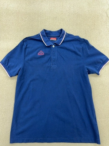 Kappa Men's Blue Polo Shirt XXL Short Sleeve Cotton
