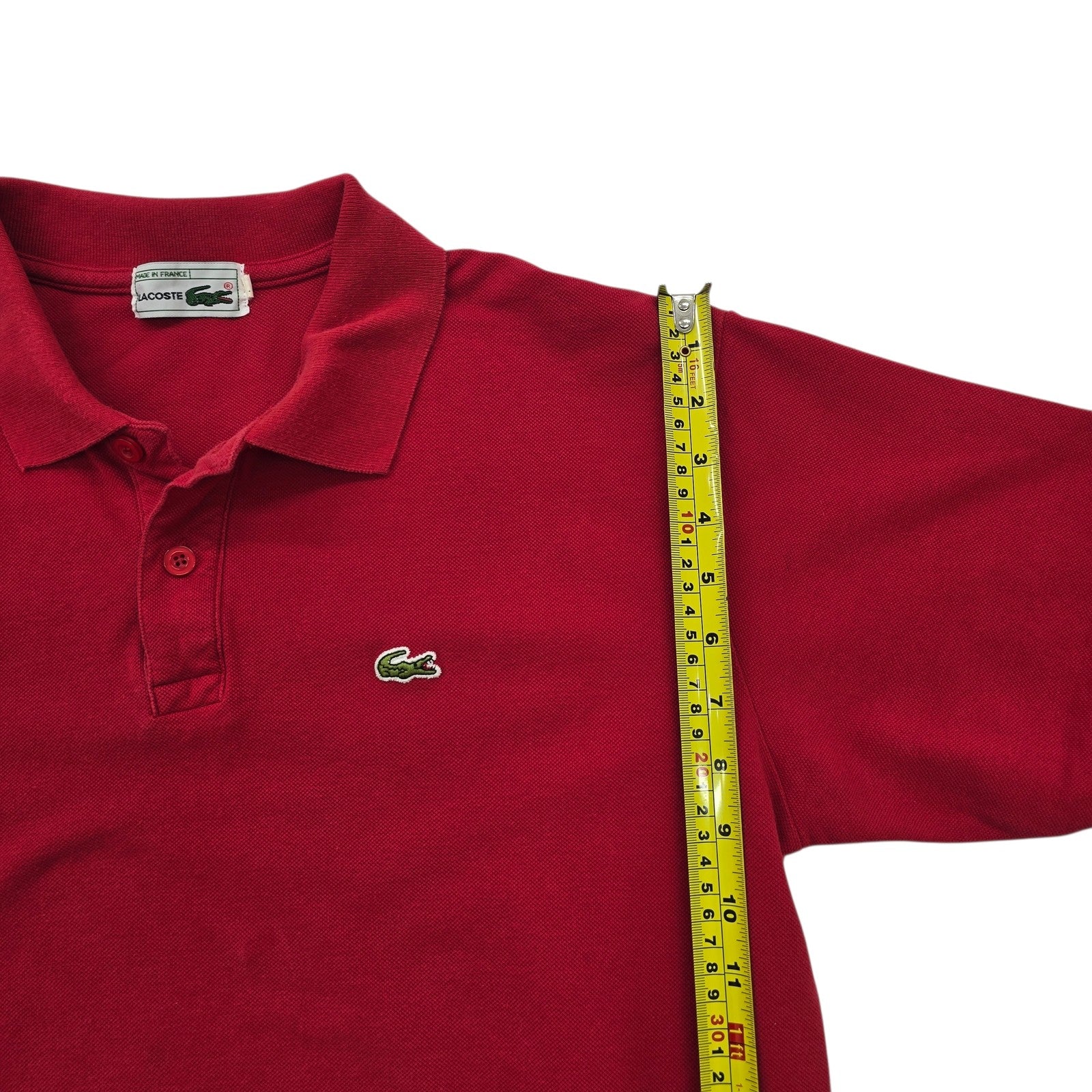 Lacoste Men Red Polo Shirt size XXL product image 6