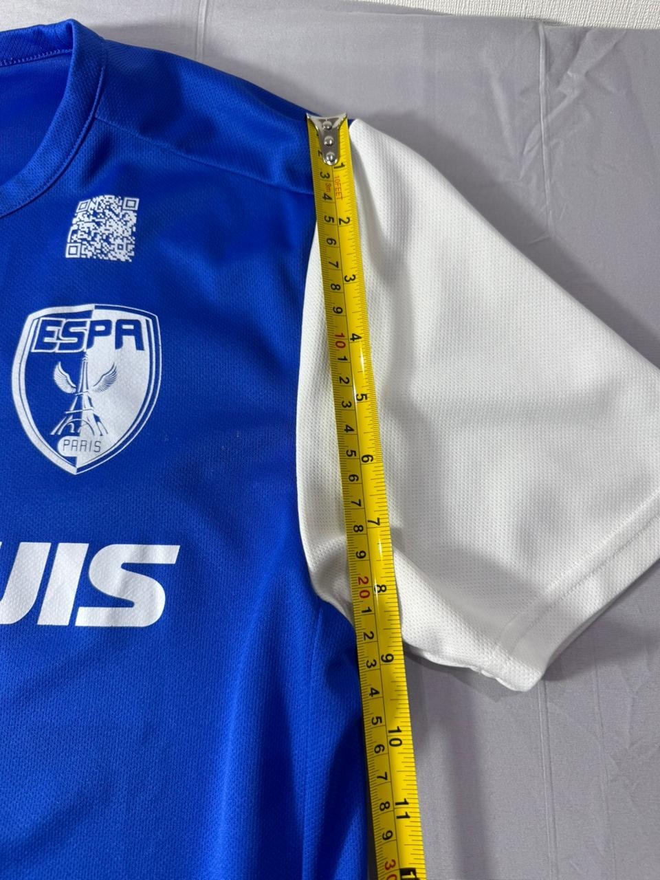 Adidas ESPA Paris Soccer Jersey Men's Small Blue White Climalite Football Shirt