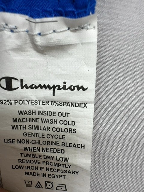 Champion Men's Blue Mesh T-Shirt Size M Short Sleeve Athletic