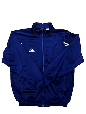 Adidas Men's Navy Track Jacket Full Zip Long Sleeve Size L