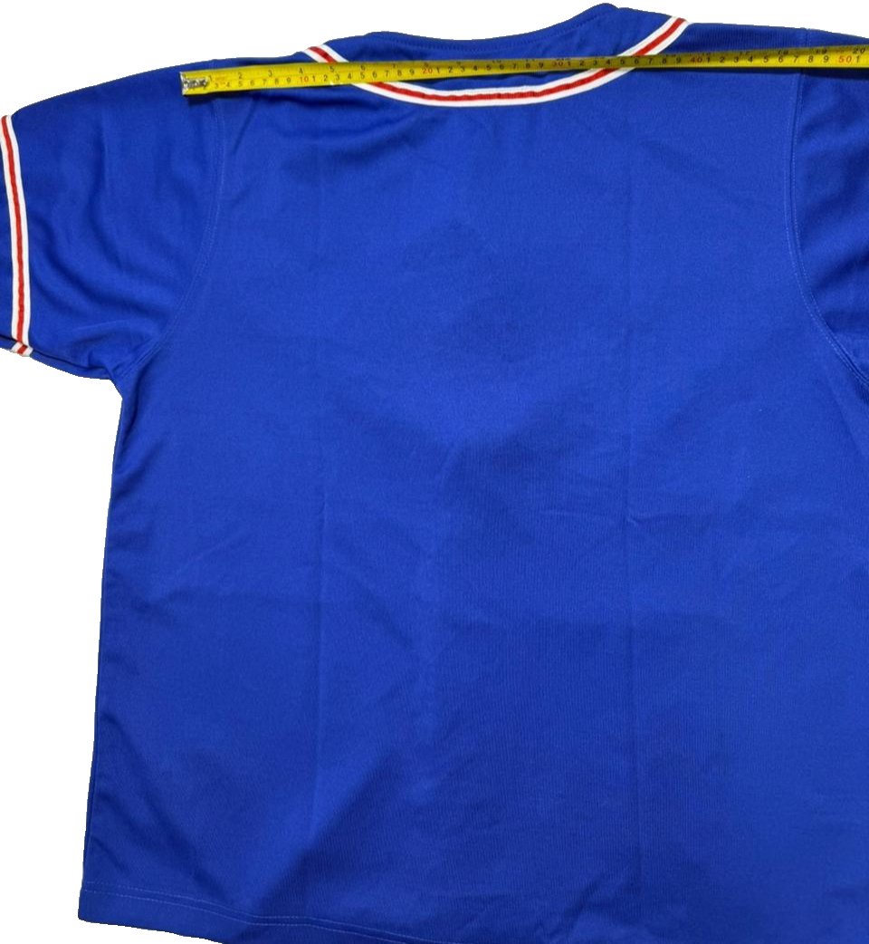 Men's South Central 65 Jersey Blue Red Baseball Shirt 2Xl Classic Retro