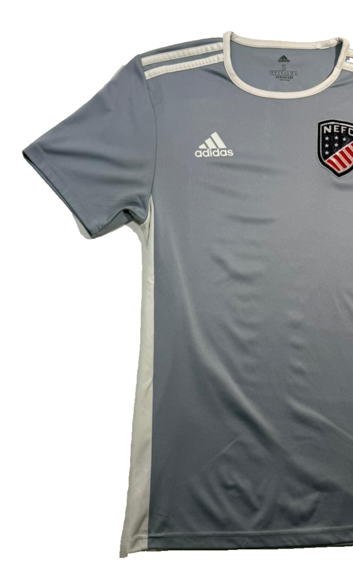 Adidas Men's Grey Aeroready Nefc Soccer Jersey Lacroix Graphics Size S