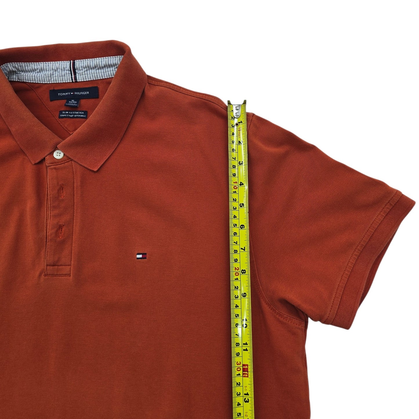 Tommy Hilfiger Men Red Polo Shirt size XL product image 6