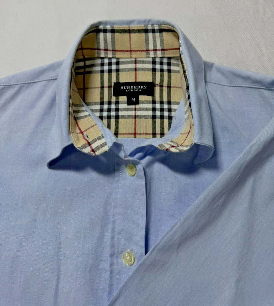 Burberry Nova Check Women's Shirt Button Up Vintage - Size M