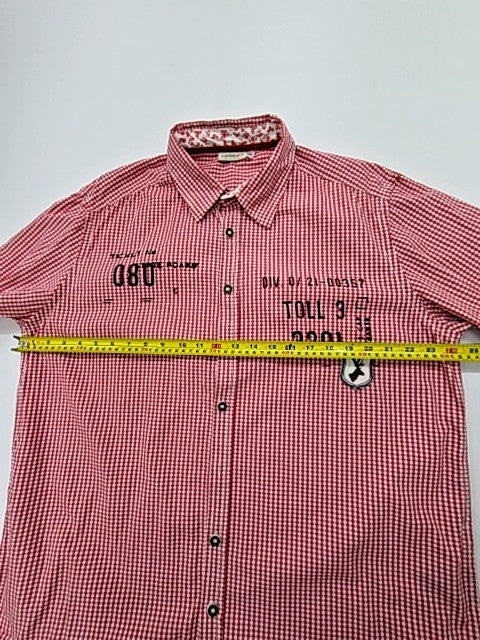 Landhaus Men Red Shirt size XL product image 7