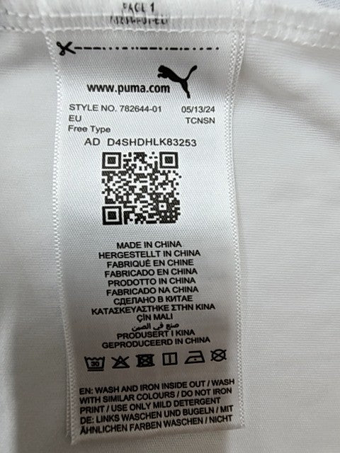 Puma Germany Soccer Jersey White M Men Short Sleeve 7682401