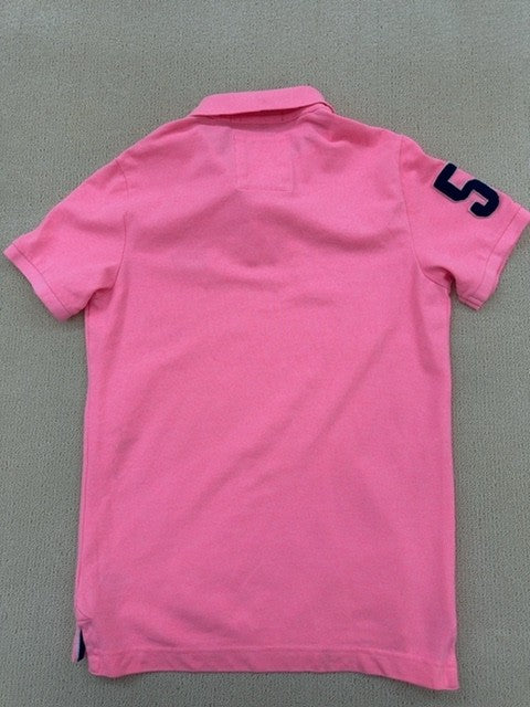 Superdry Men's Pink Classic Pique Polo Shirt Size L