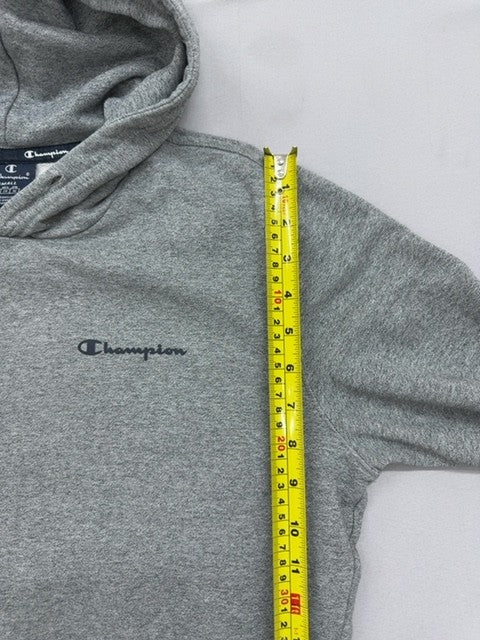Champion Men's Gray Fleece Pullover Hoodie Size Small