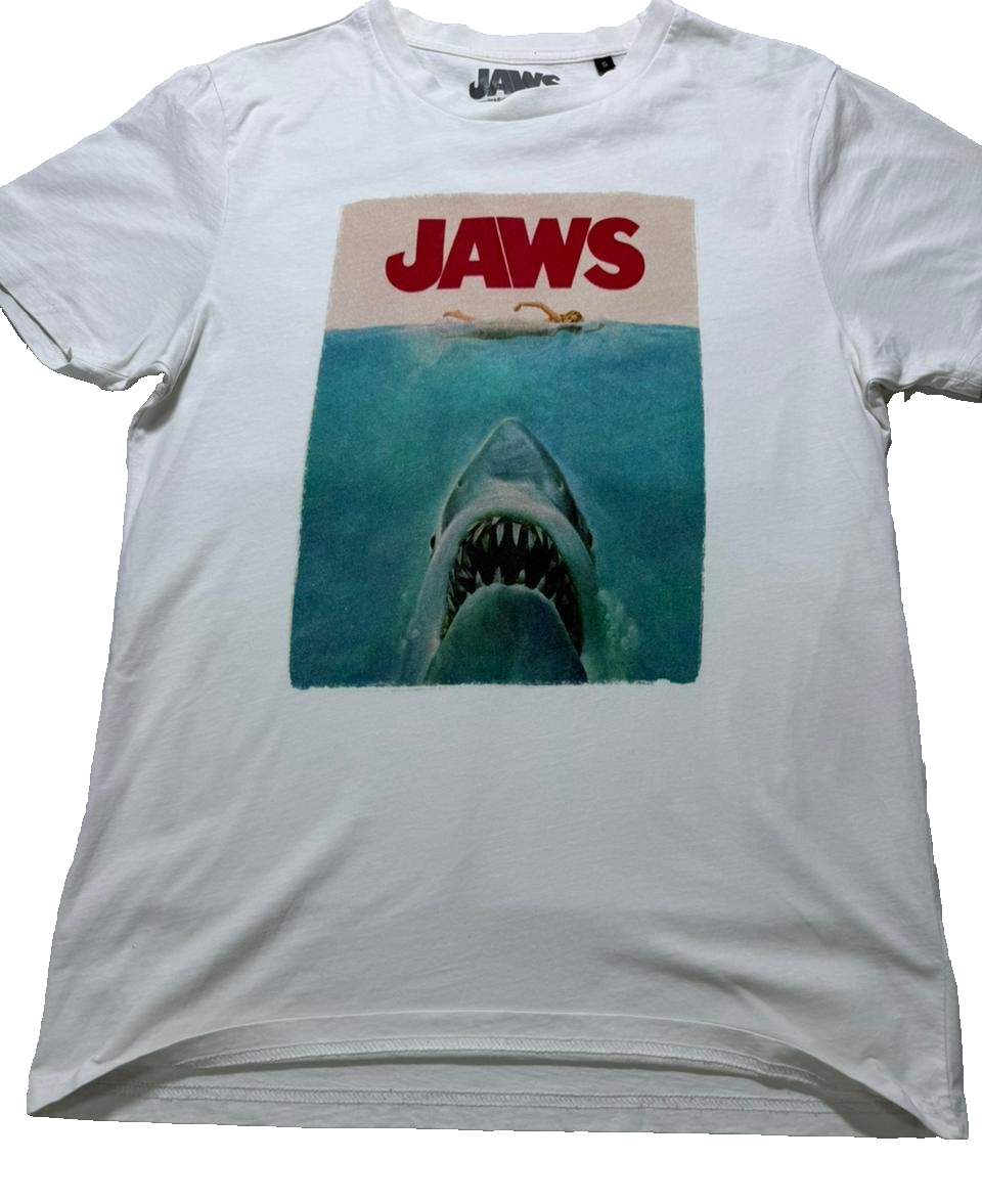 Universal Studios Shark Film Cotton Short Sleeve T-Shirt - Sizes S
