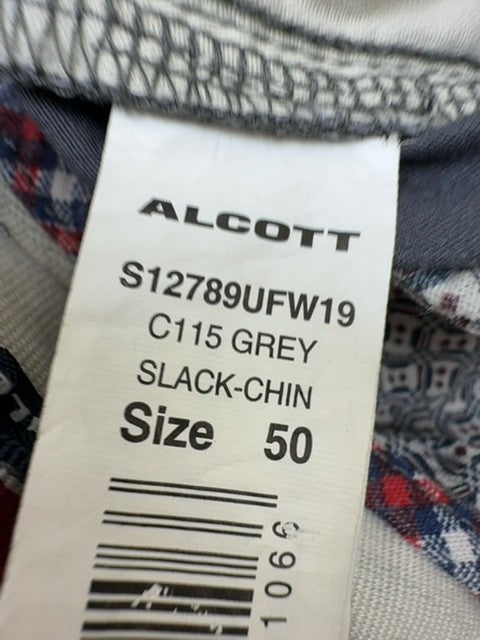 Alcott Men Gray Chinos size 50 product image 4