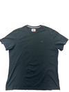 Tommy Jeans Men's Gray T-Shirt – Size XL, V-Neck, Cotton