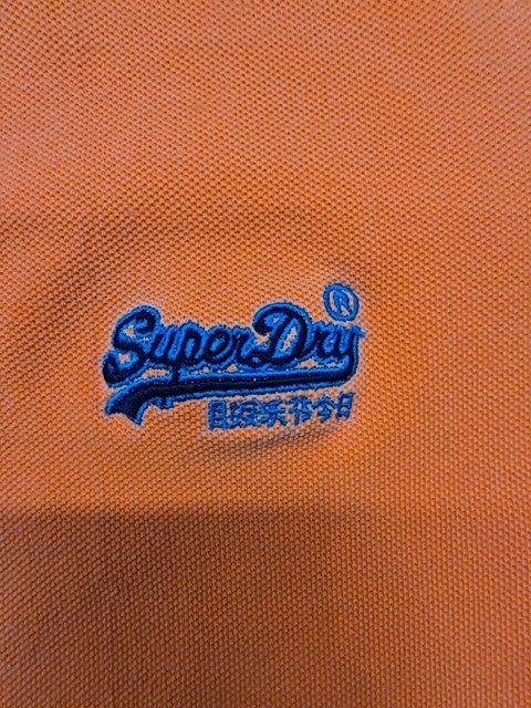 Superdry Men Orange Polo Shirt size L product image 6