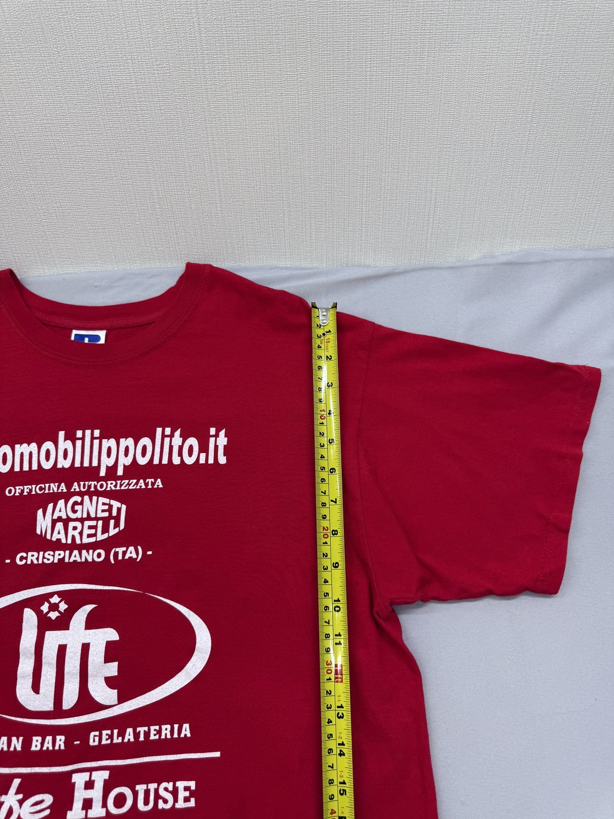 Russell ZT150 Red L Short Sleeve Crewneck T-Shirt Unisex Adult