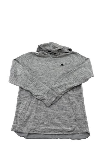 Adidas Grey Heather Hoodie Unisex M Regular