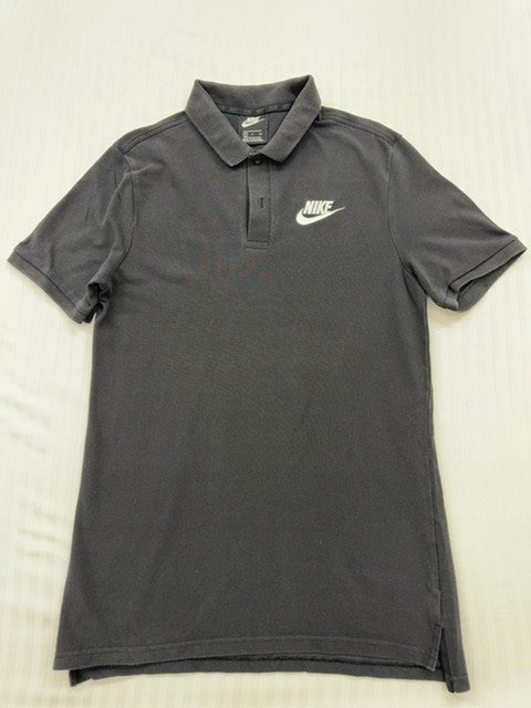 Nike Men's Grey Sportswear Polo Size S 100% Cotton