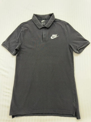 Nike Men's Grey Sportswear Polo Size S 100% Cotton