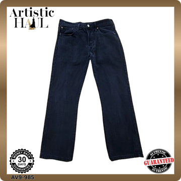 Levi's 501 Men's 32x32 Dark Indigo Vintage Button Fly Denim Jeans