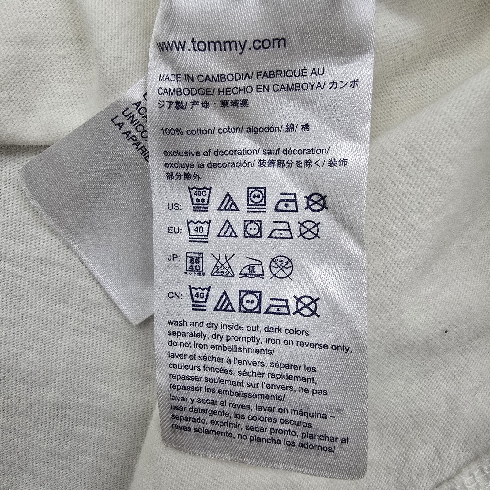 Tommy Hilfiger Men White T-Shirt product image 4