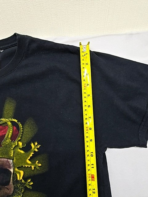 Gildan Men's Black Festival T-Shirt L Heavy Cotton Short Sleeve