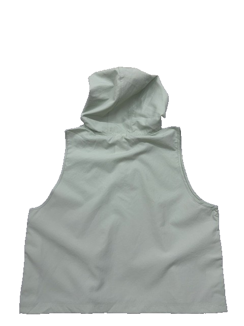 Adidas Parley Women's Sleeveless Hoodie Light Green L Recycled