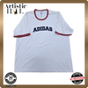 Adidas Men's White T-Shirt – Size XL, Short Sleeve, Crew Neck – Ref 2A3A0