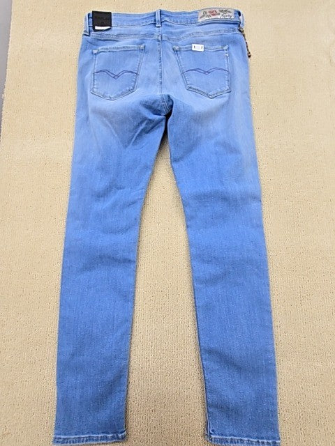 Replay Luzien Skinny High Waist Women's Jeans Size 32 Dark Indigo