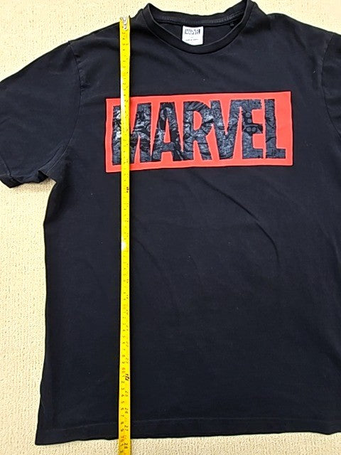 Primark Men's XL Black Avengers T-Shirt Cap Hulk Iron Thor XL