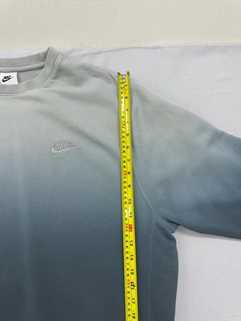 Nike NOCTA Gradient Gray-Navy XL Crewneck Sweatshirt Relaxed