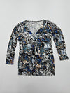 Mystic Mari Women's Top – Size L, Floral, Long Sleeve