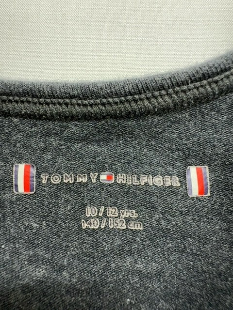 Tommy Hilfiger Boys Charcoal Logo Tank Top 10/12 Years Classic