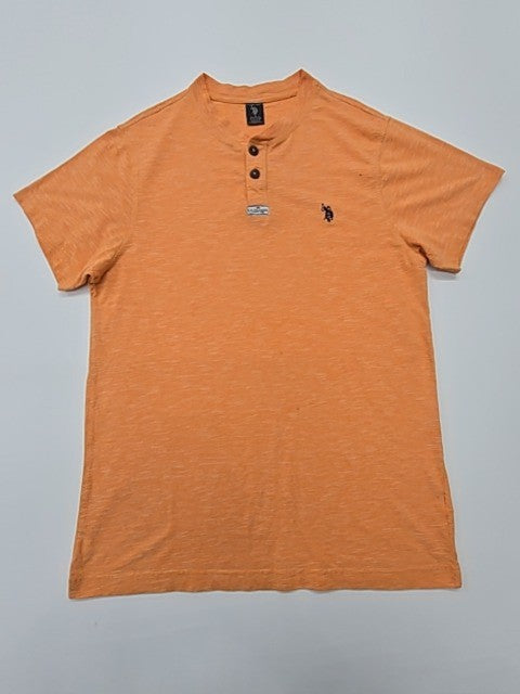 U.S. Polo Assn. Men Orange Polo Shirt size L product image 3