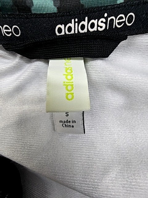 Adidas Unisex Green Zebra Full-Zip Hooded Track Jacket Size S