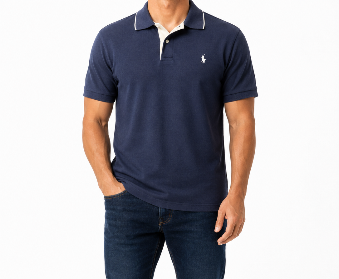Polo Ralph Lauren Men Navy Polo Shirt size XL product image 1