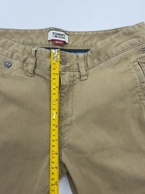 Tommy Jeans Men's Khaki Straight Pants 30x32