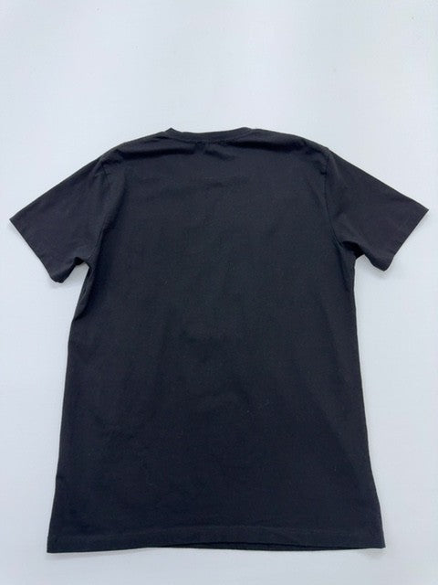 KENZO Men Black Logo Graphic T-Shirt Size L Regular Jersey Crew Neck