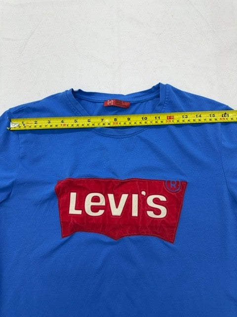Levi's Red Tab Vintage Blue M Crewneck T-Shirt Relaxed Fit