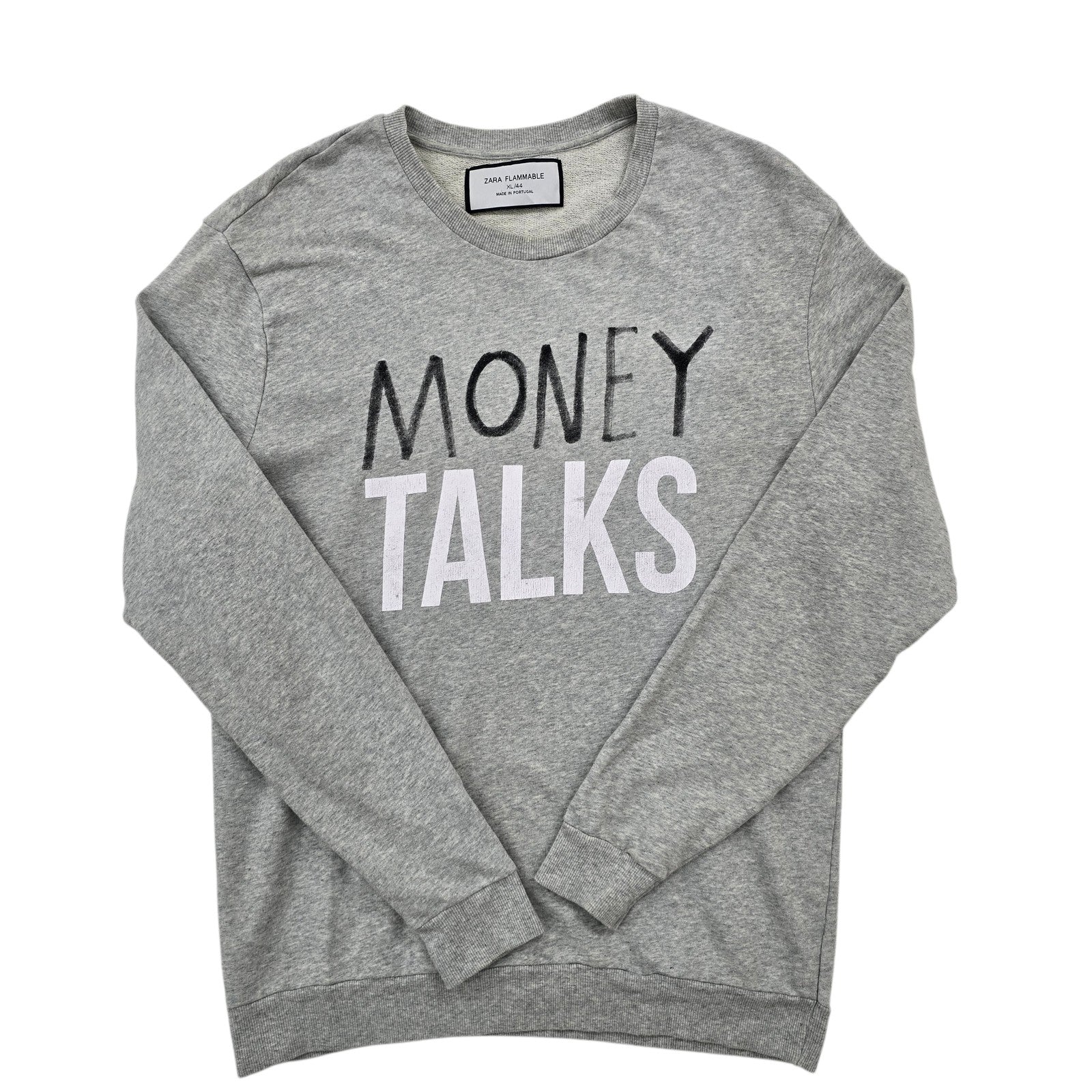 Zara Men Gray Sweatshirt size XL product image 1