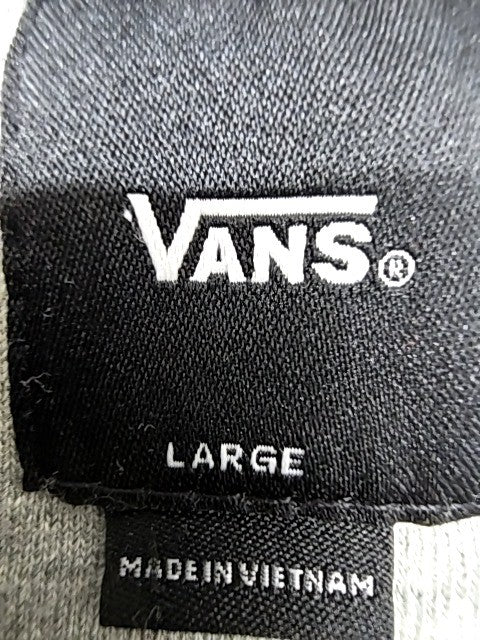 Vans Men's Gray Quarter Zip Pullover Hoodie Size L