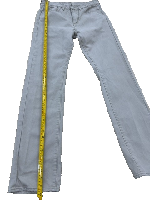 Levi's Men's Grey Slim 513 Jeans W32xL34 100% Cotton