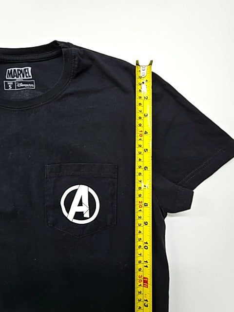 Marvel Men Black T-Shirt size S product image 6