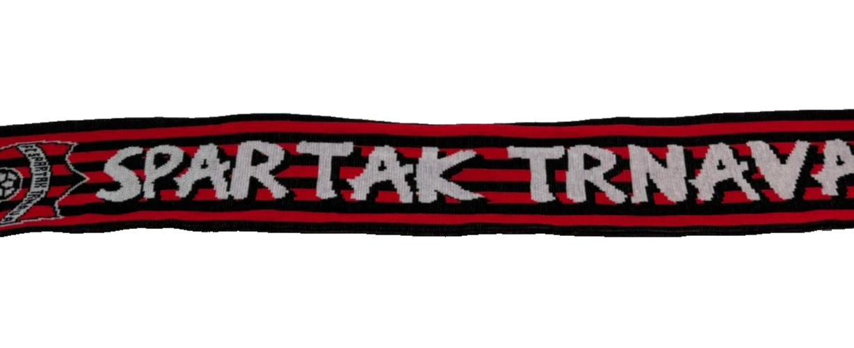 Fc Vlasim Vlasko 10 Jan Black Red Knitted Football Soccer Scarf F.C.