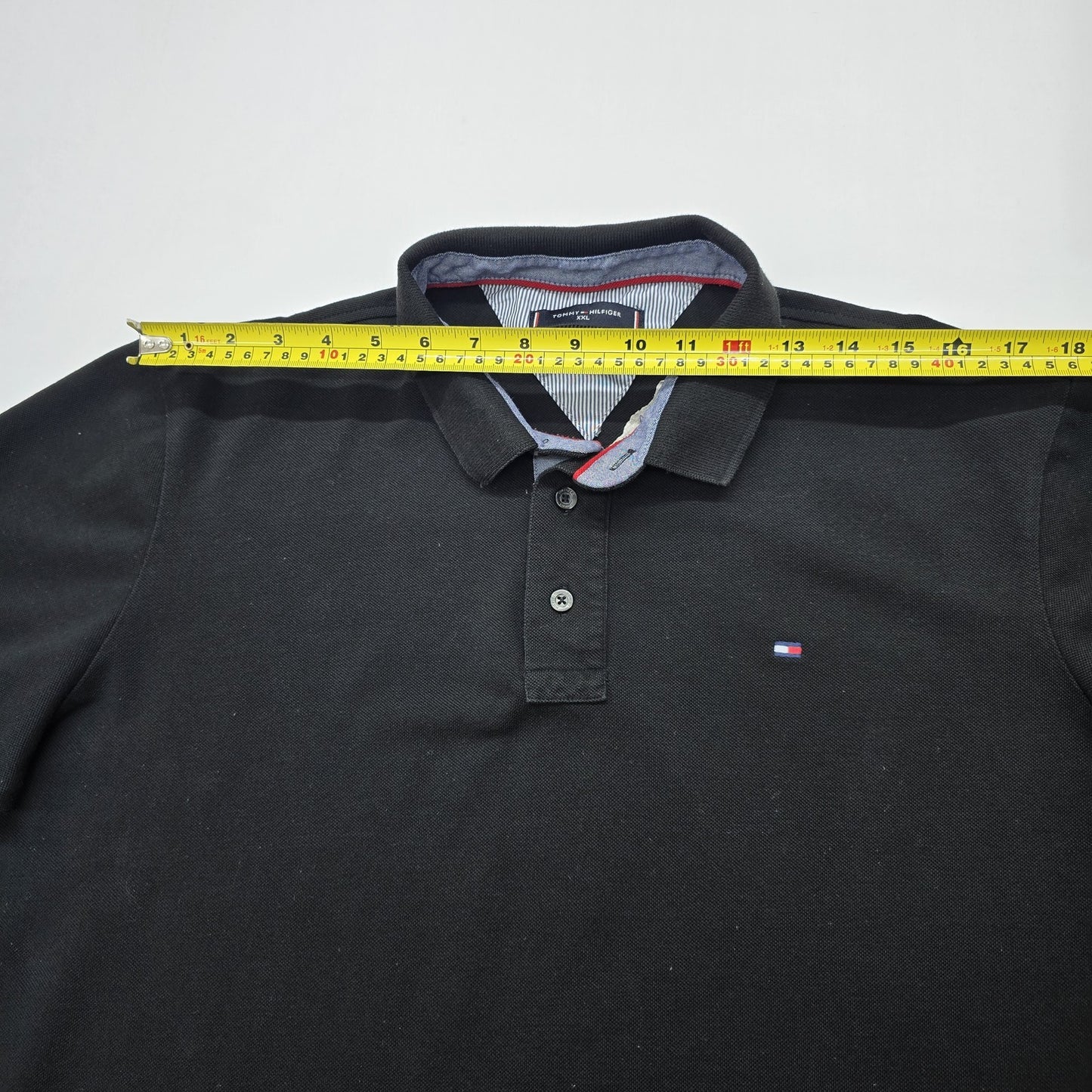 Tommy Hilfiger Men Black Polo Shirt size XXL product image 5