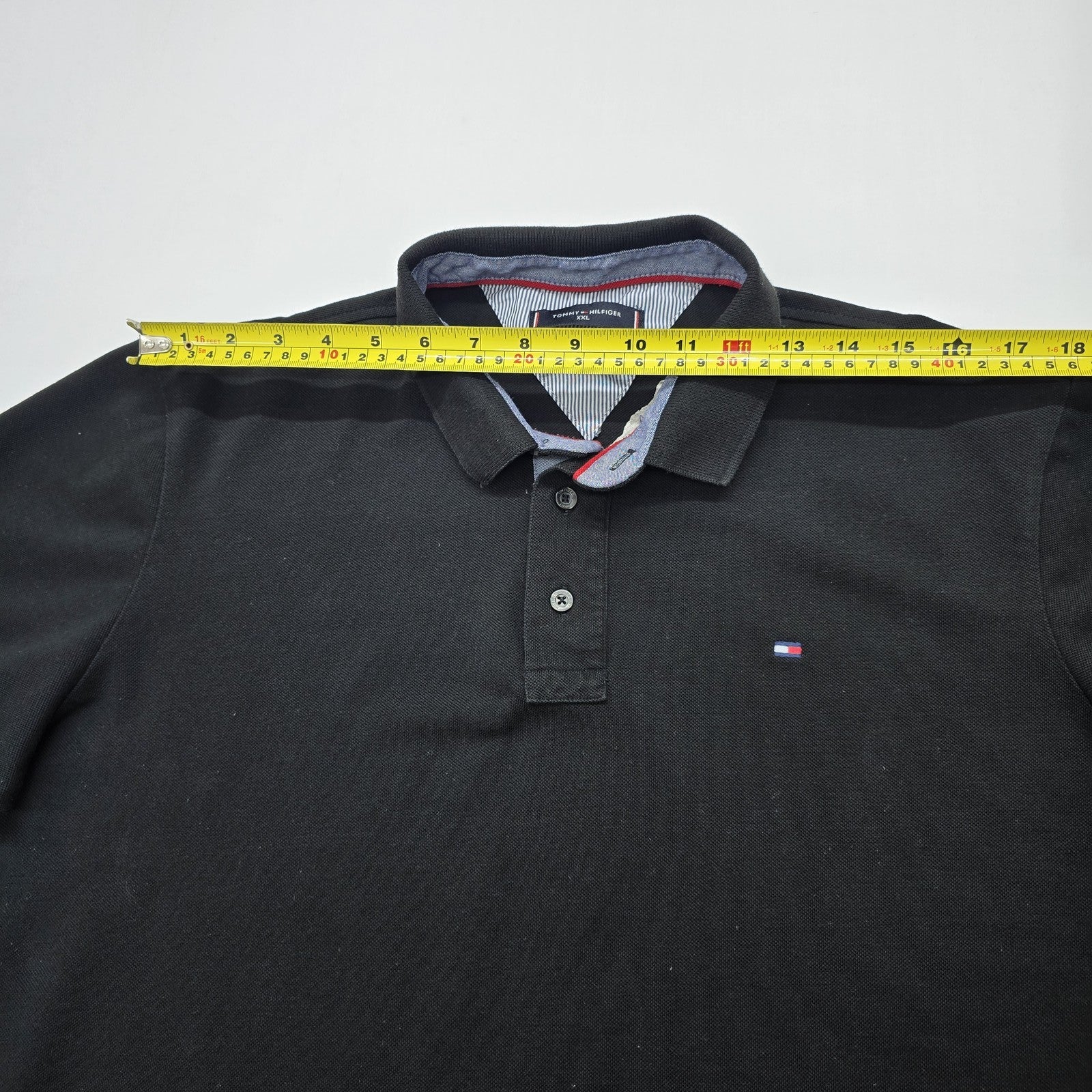 Tommy Hilfiger Men Black Polo Shirt size XXL product image 5